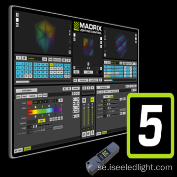 Nyaste Madrix 5 programvara för ljusstyrning